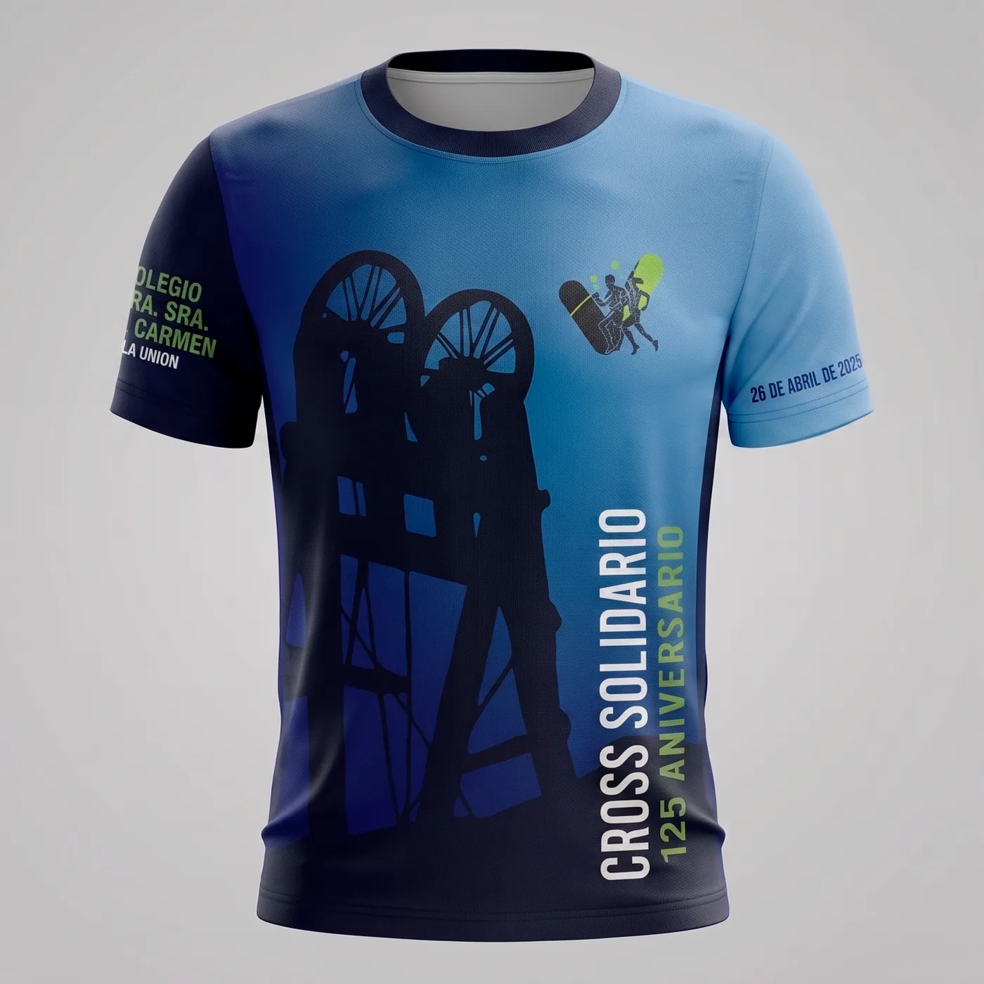 Camiseta Cross 2025 — parte delantera