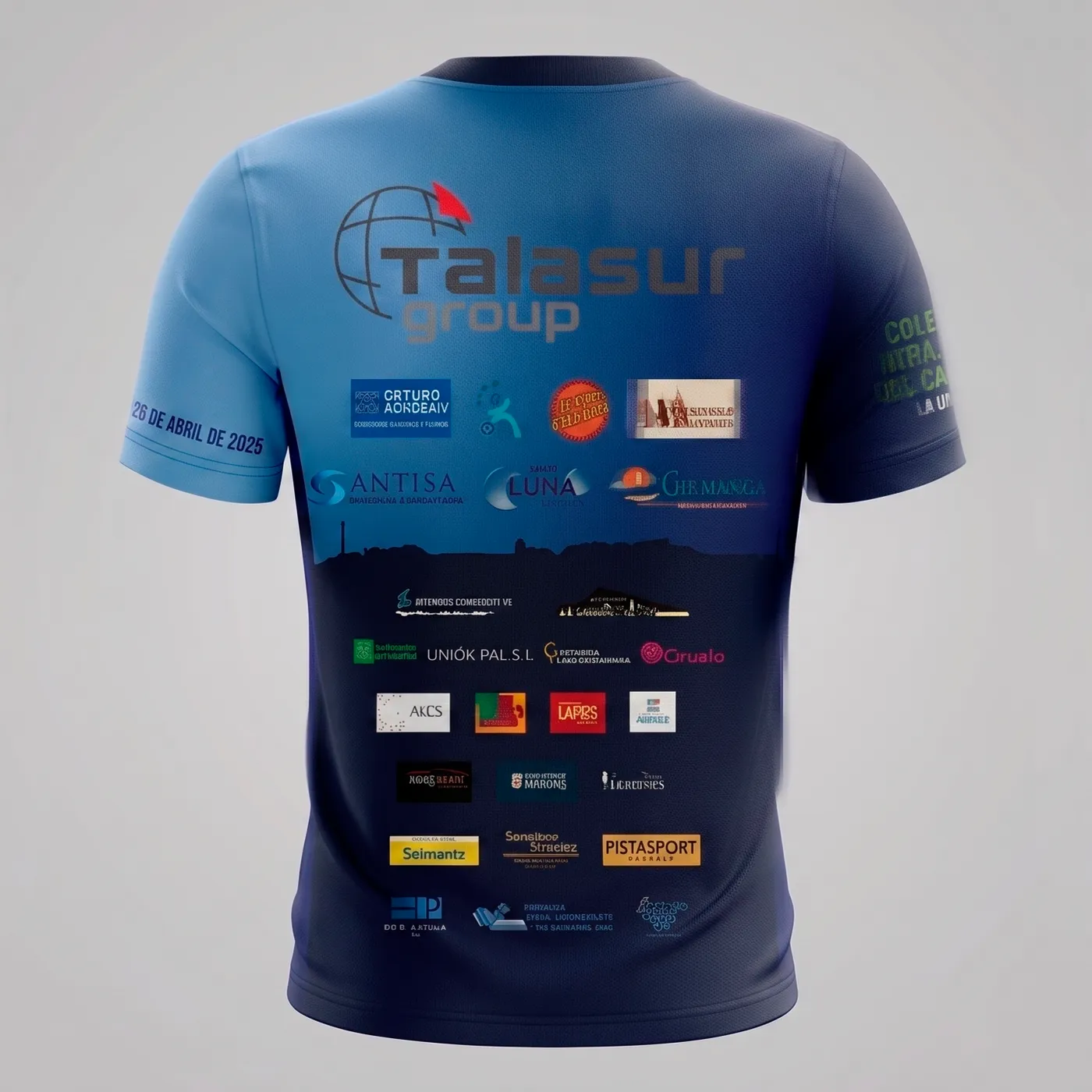 Camiseta Cross 2025 — parte trasera